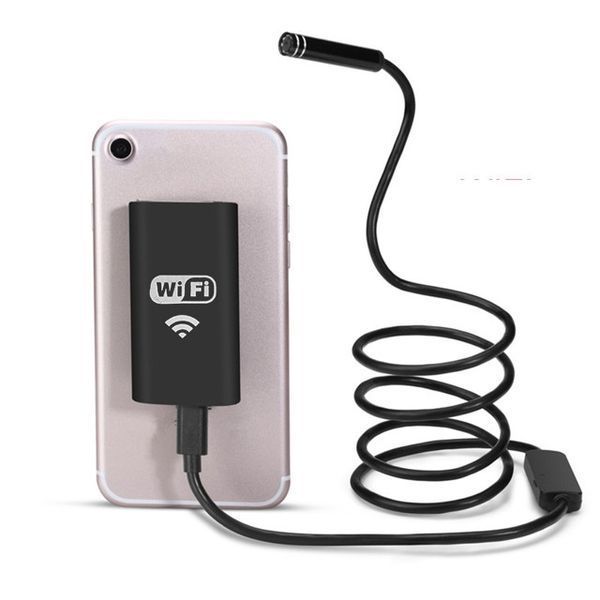 Ендоскоп для смартфона wifi бездротовий Kerui YPC99-1 метр, м'який кабель, 8 мм діаметр 101162 фото