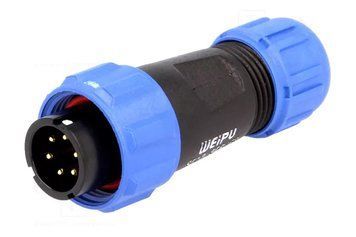 50 шт - Конектори WEIPU SP1310/P6 6pin тато IP68 2722284867961 фото