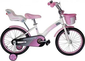 Дитячий велосипед Crosser Kids Bike-3 18" рожевий Kids Bike 18" рожевий фото
