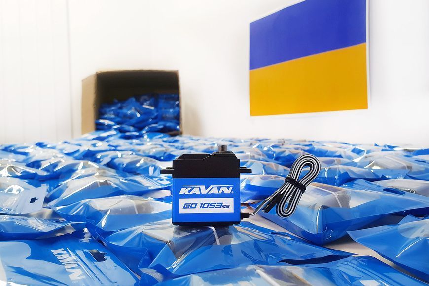 Сервопривід Kavan GO-1053MG 20кг/0.17с/8.4В 8596450031678 фото